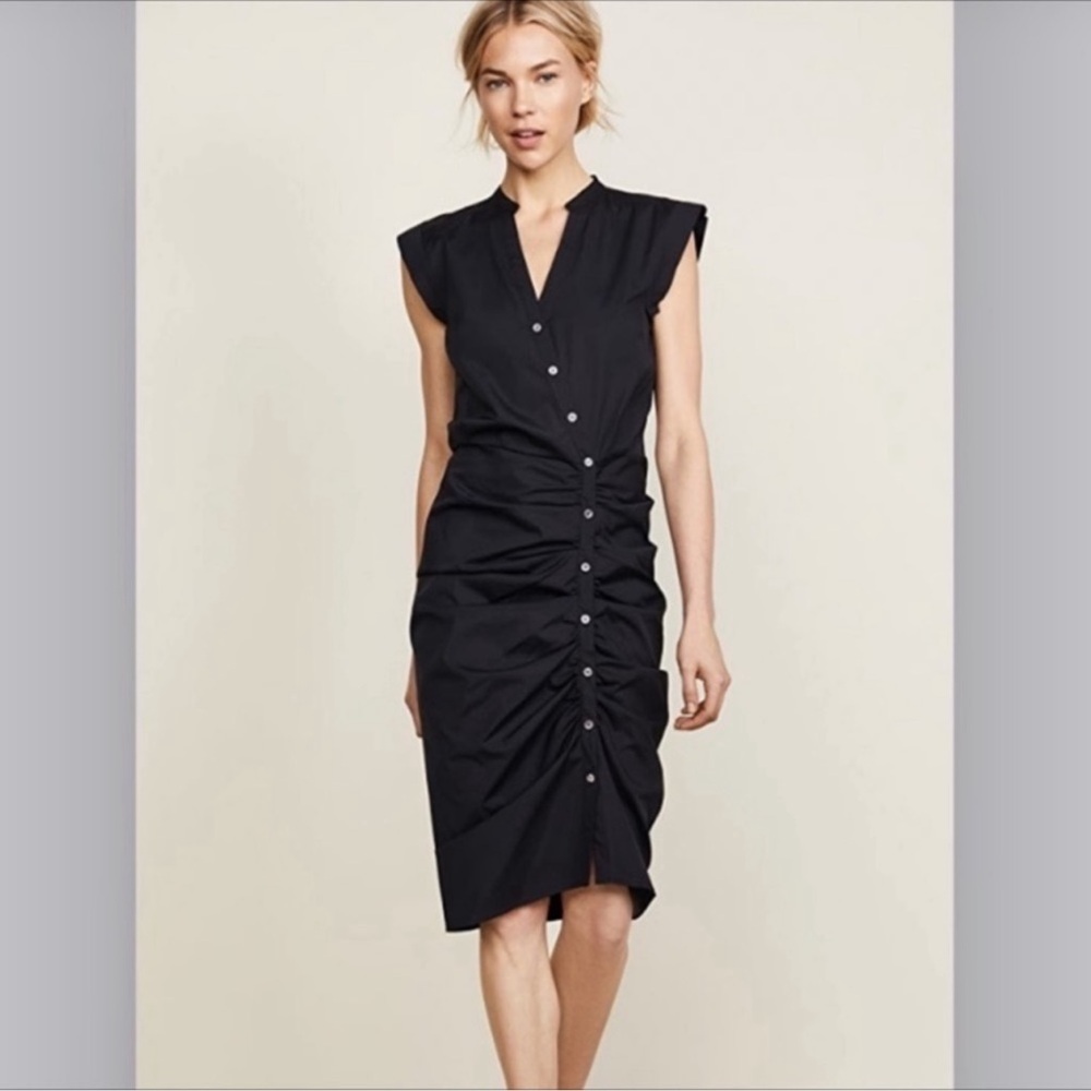 Veronica Beard Black Midi Dress